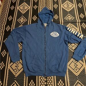 NFL vintage rare Baltimore Colts, Johnny United zip up hoodie stitched size XXL